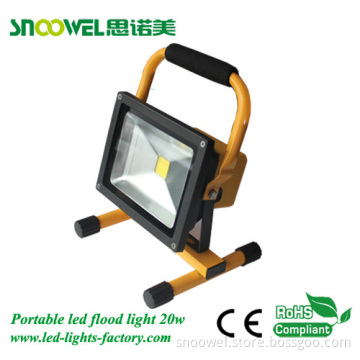 20w Portable And Rechargeable Led Floodlight With Battery 